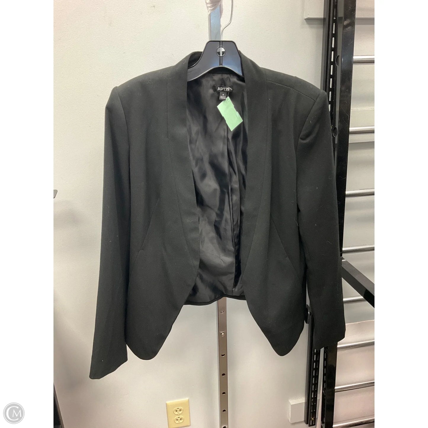 Blazer By Apt 9 In Black, Size: 6