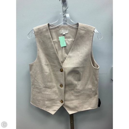 Vest Other By Loft In Tan, Size: S