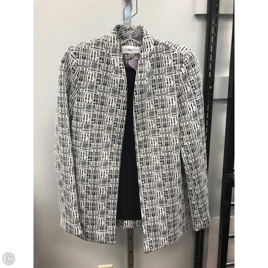 Blazer By Calvin Klein In Black & White, Size: 8p
