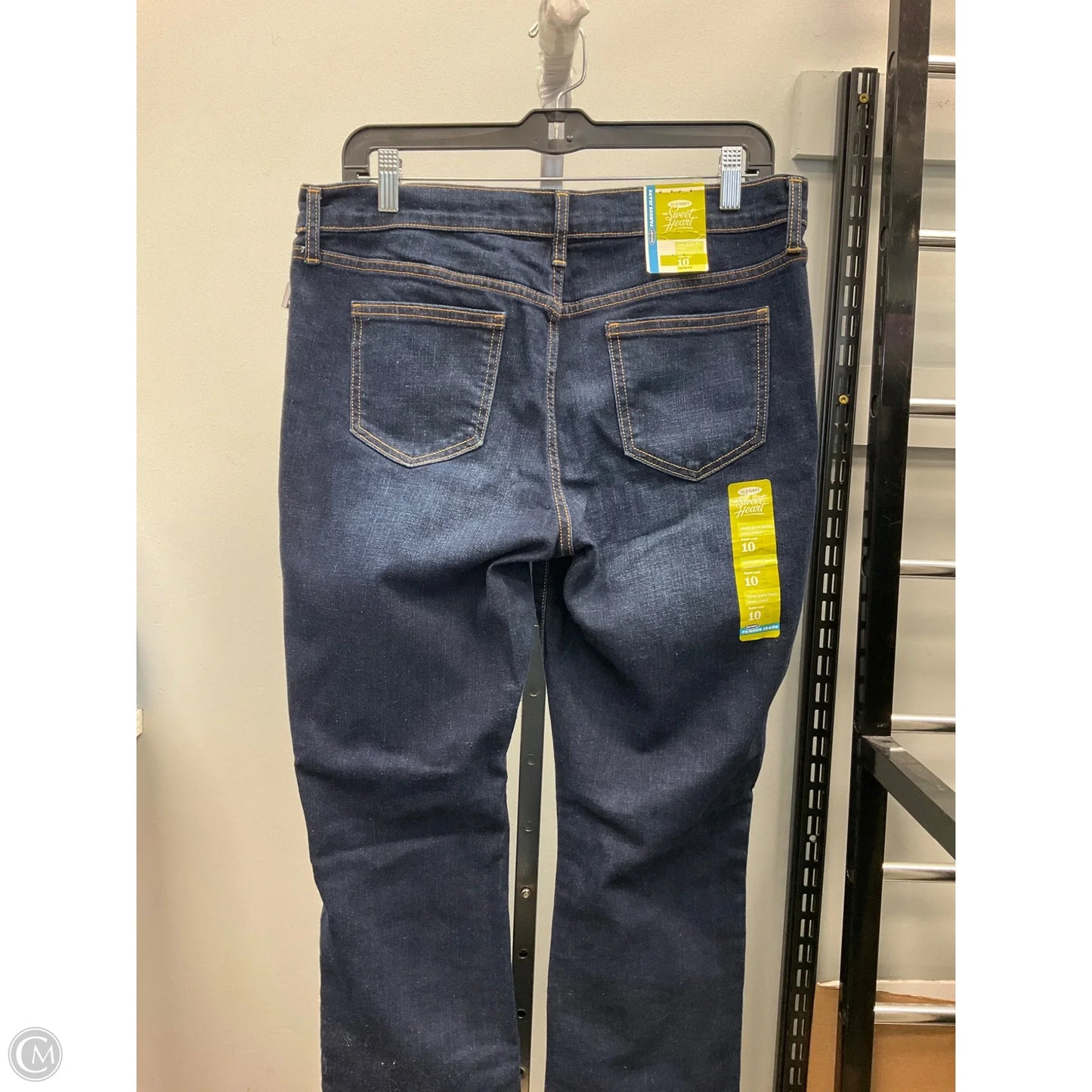 Jeans Flared By Old Navy In Blue Denim, Size: 10l