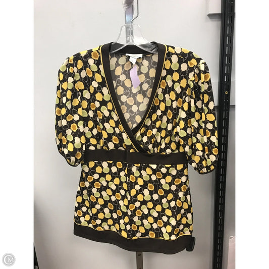 Top Short Sleeve By Loft In Multi-colored, Size: S