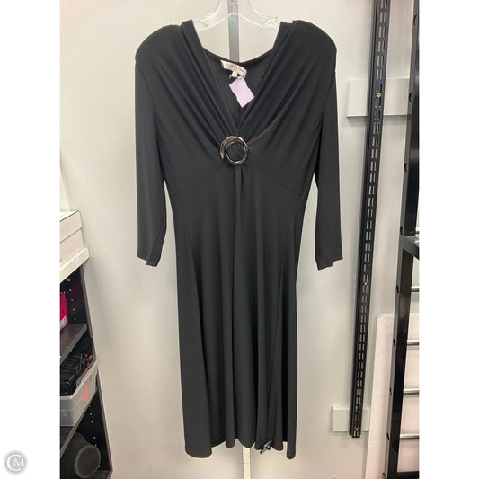 Dress Casual Midi By Evan-picone In Black, Size: 8
