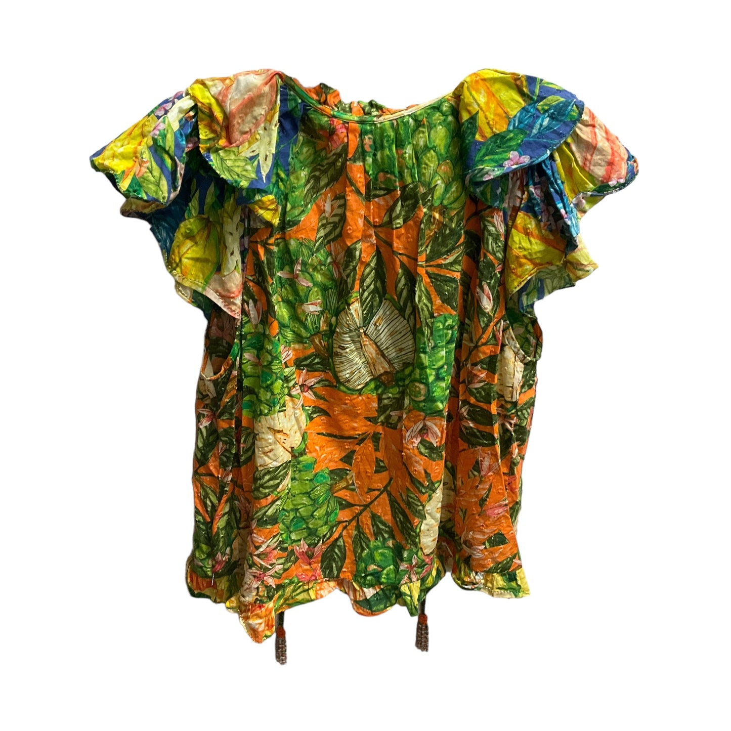 Multi-colored Top Short Sleeve Farm Rio, Size S