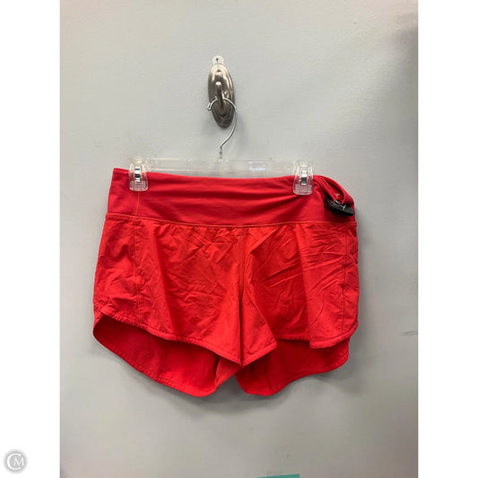 Athletic Shorts By Lululemon In Red, Size: 8