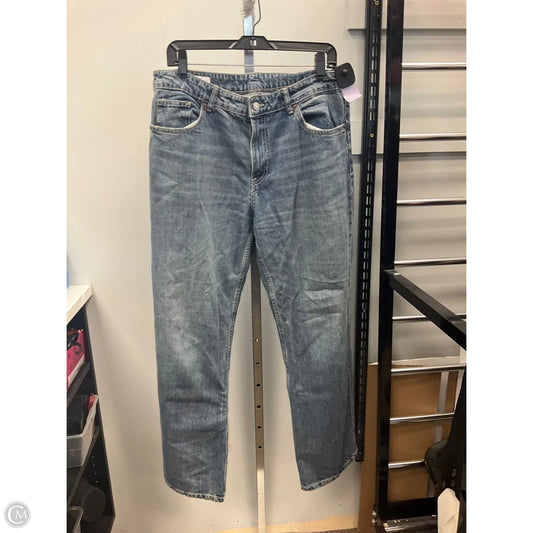 Jeans Wide Leg By Zara In Blue Denim, Size: 8