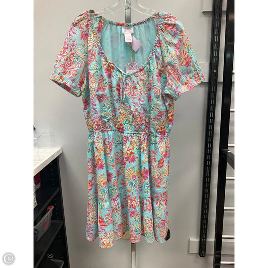 Dress Casual Short By Stella Parker In Multi-colored, Size: L