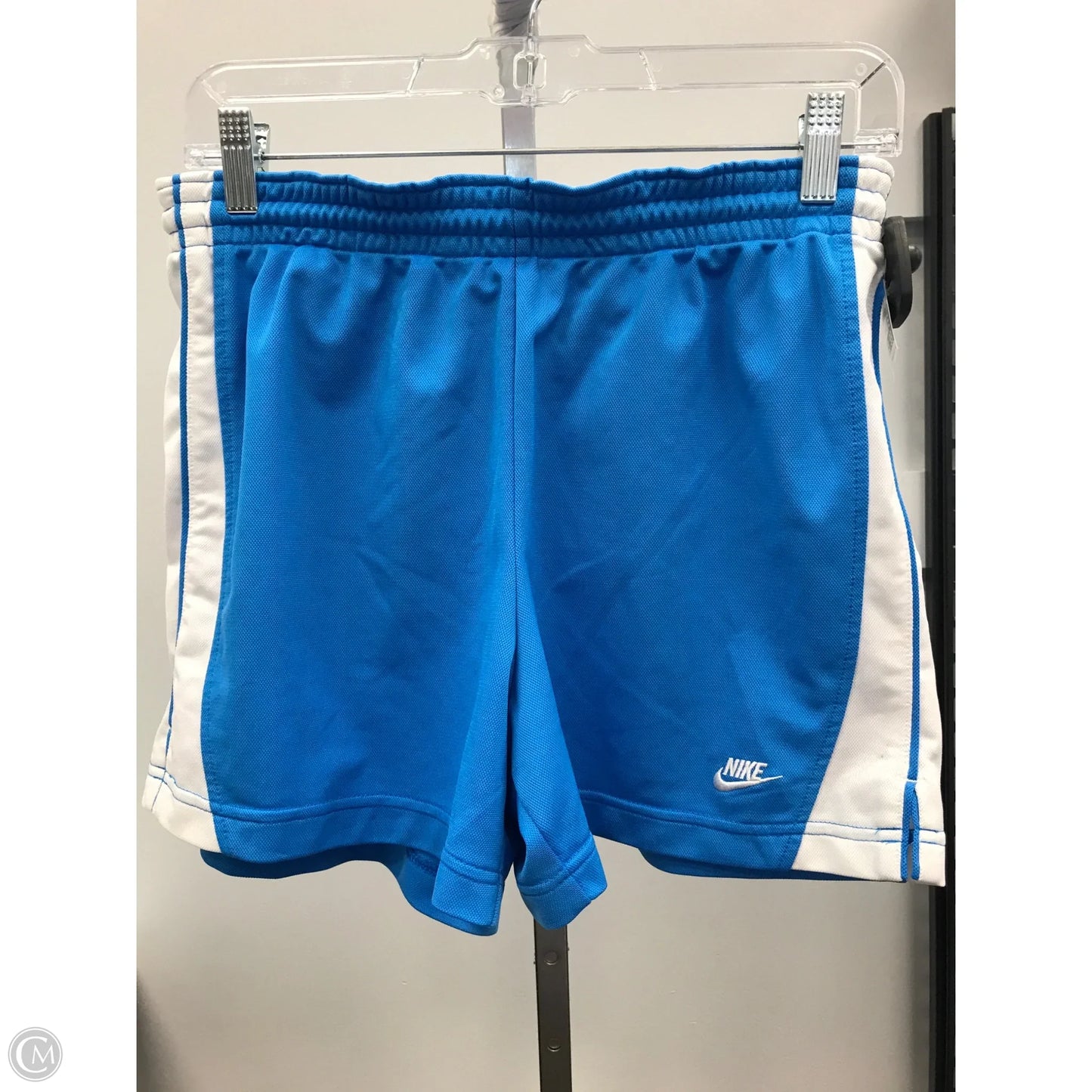 Athletic Shorts By Nike Apparel In Blue & White, Size: S