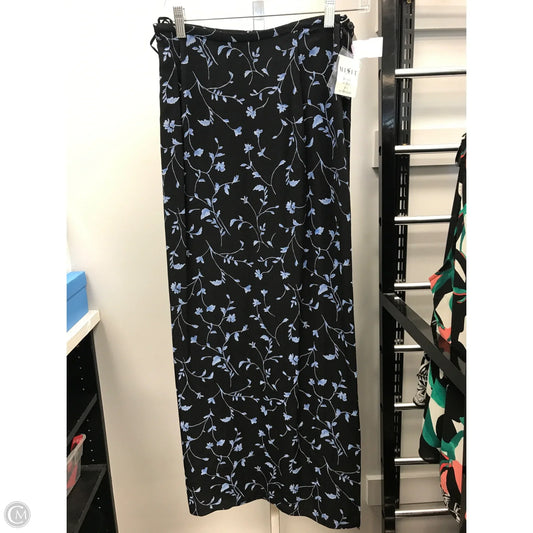 Skirt Maxi By Clothes Mentor In Black & Blue, Size: 8