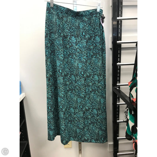 Skirt Midi By Sag Harbor In Black & Green, Size: 8
