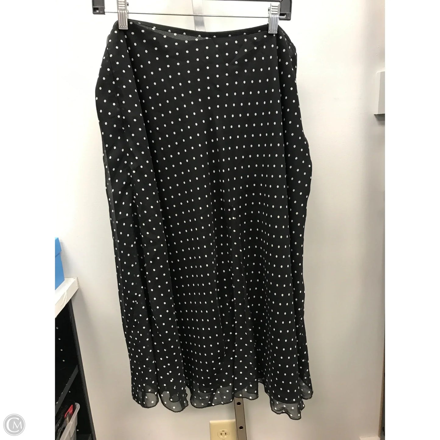 Skirt Midi By Dressbarn In Polkadot Pattern, Size: Xl