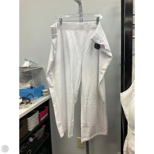 Pants Cropped By D&co. In White, Size: 3x