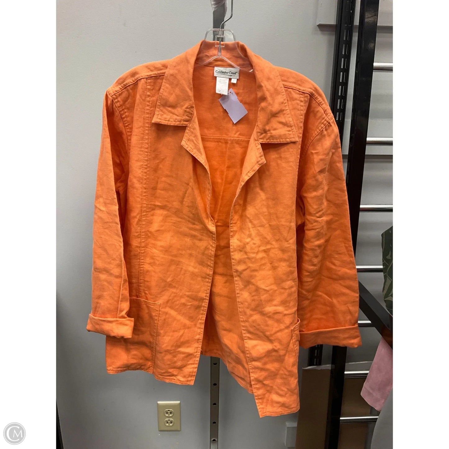 Jacket Other By Coldwater Creek In Orange, Size: L