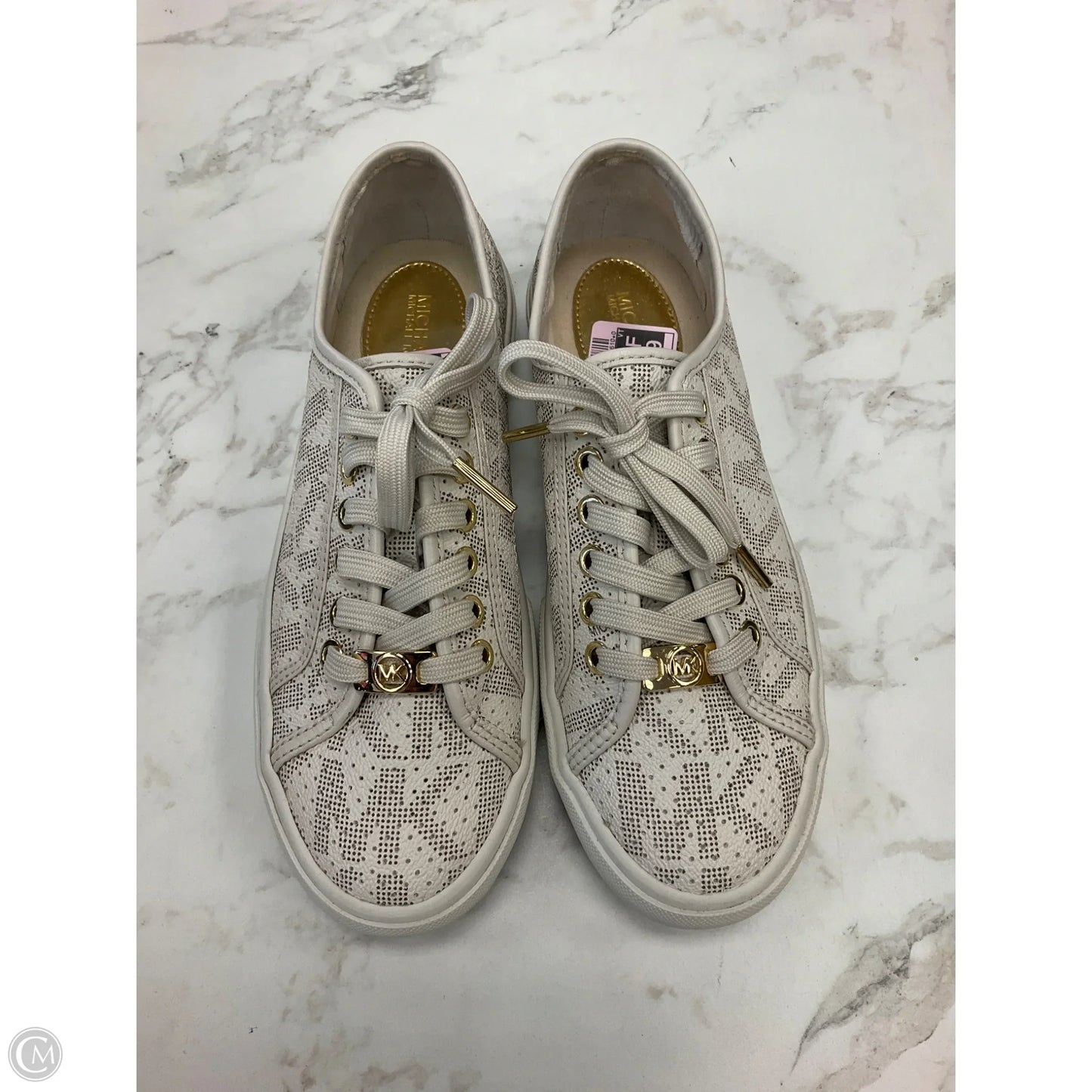 Shoes Sneakers By Michael By Michael Kors In Cream, Size: 6.5