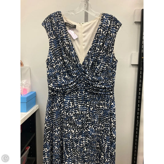 Dress Casual Short By Jones New York In Blue & White, Size: 14