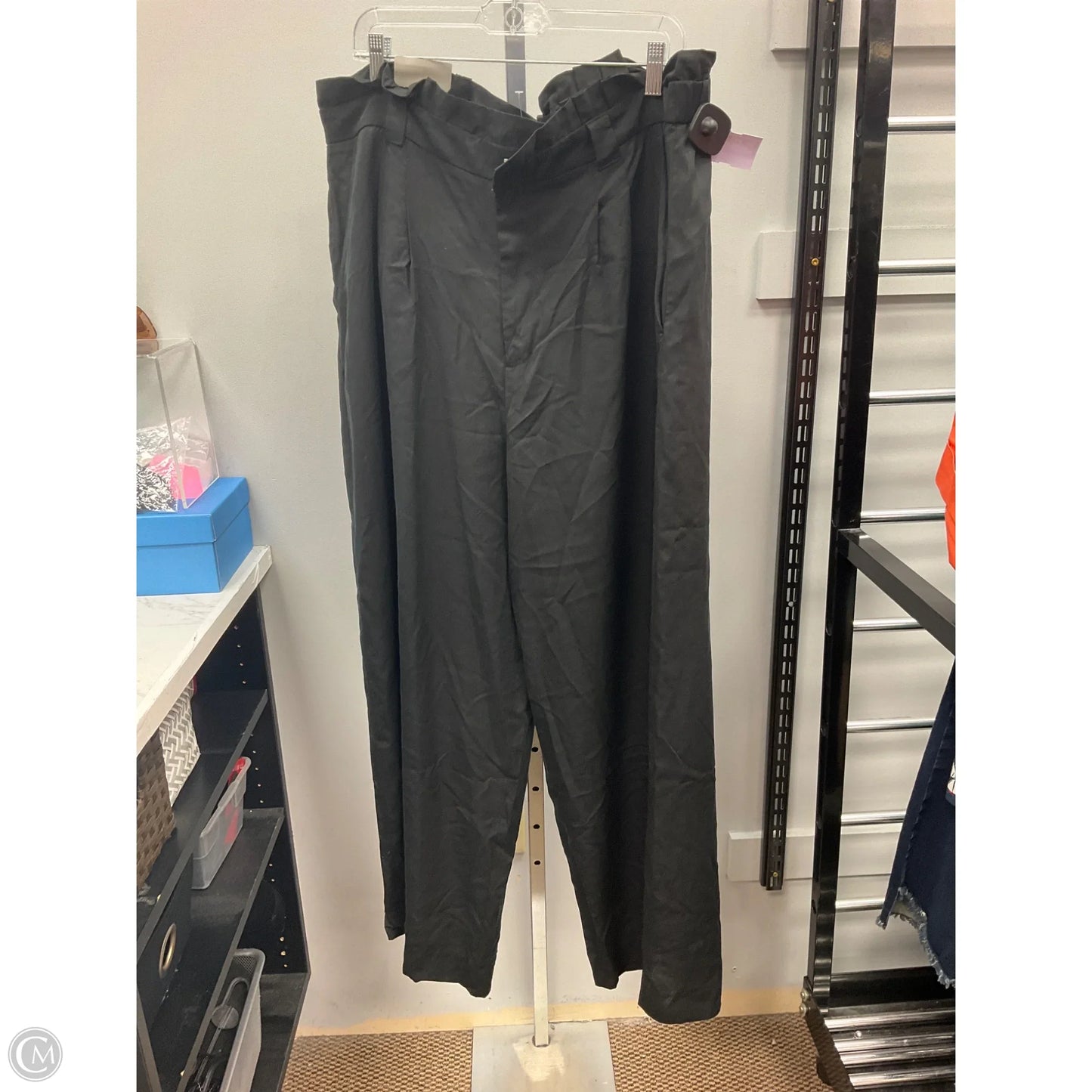 Pants Wide Leg By Banana Republic In Black, Size: 18