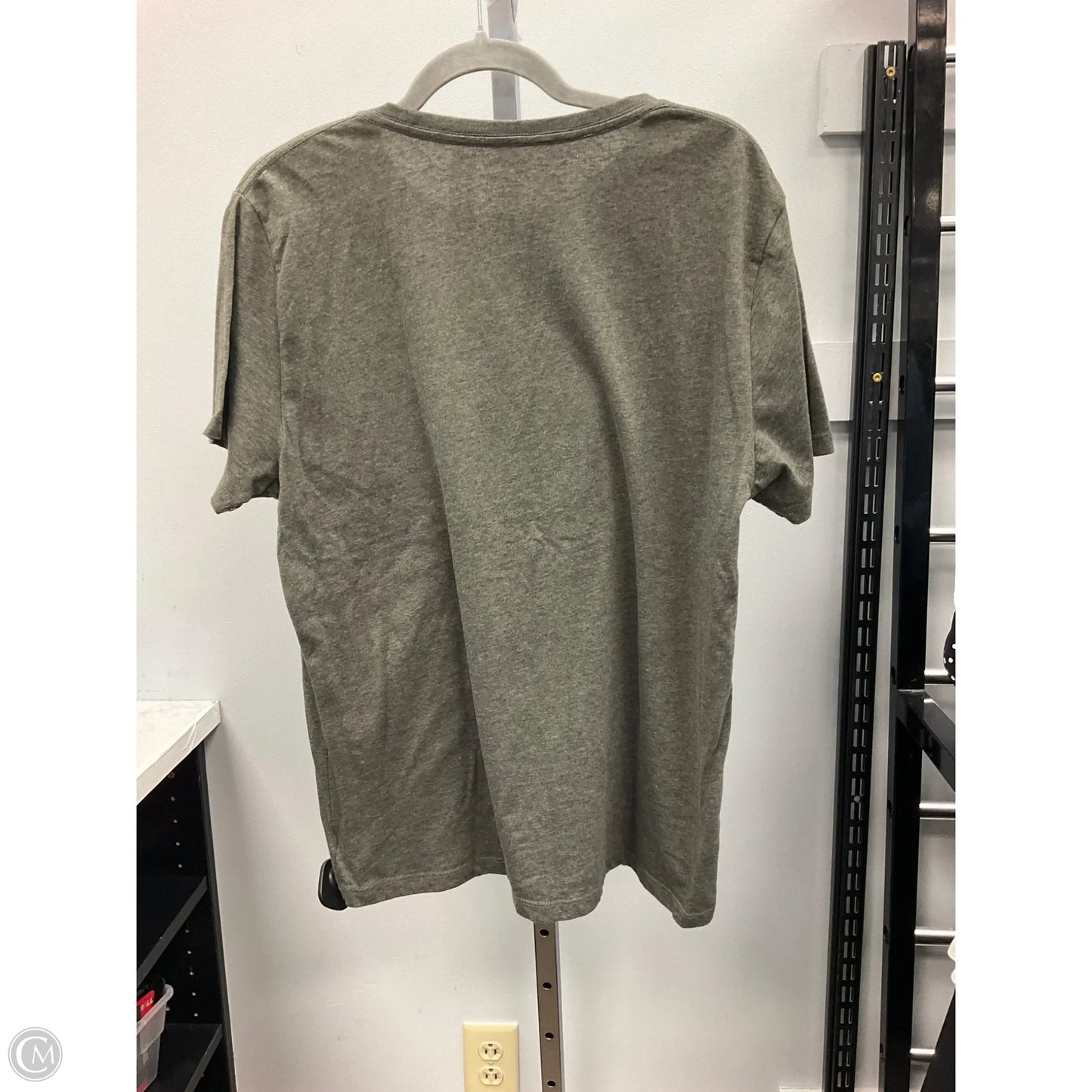 Top Short Sleeve Basic By Old Navy In Grey, Size: L