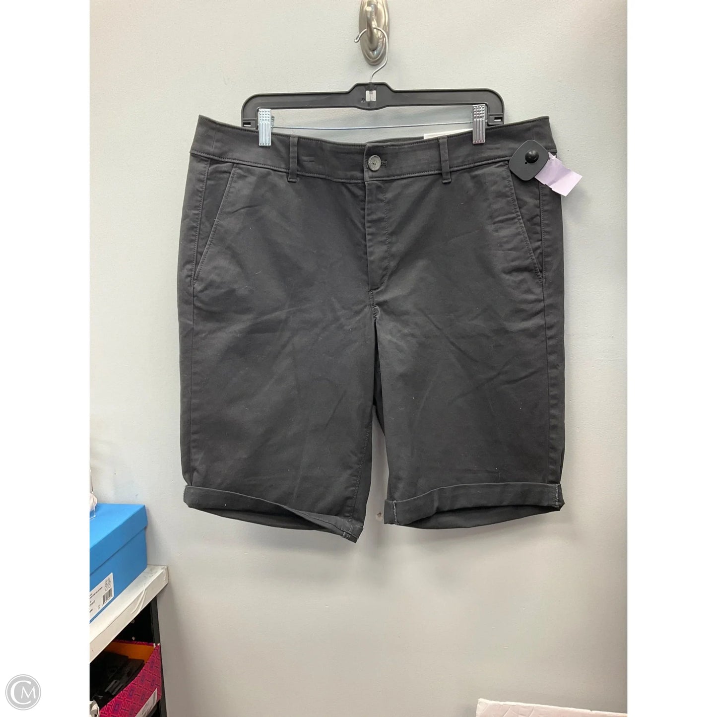 Shorts By Loft In Grey, Size: 16