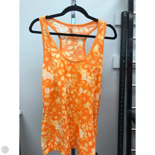 Top Sleeveless By Gap In Orange, Size: L
