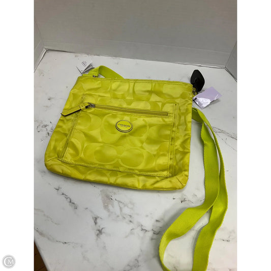 Crossbody Designer By Coach, Size: Large