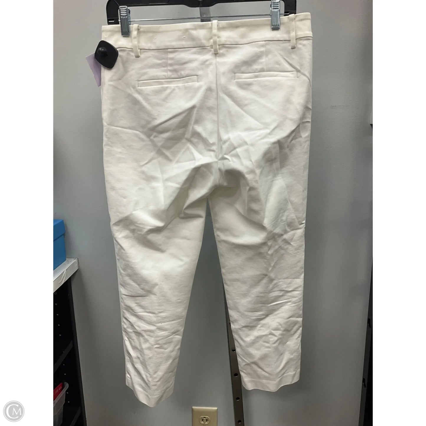 Pants Cropped By Loft In White, Size: 6p