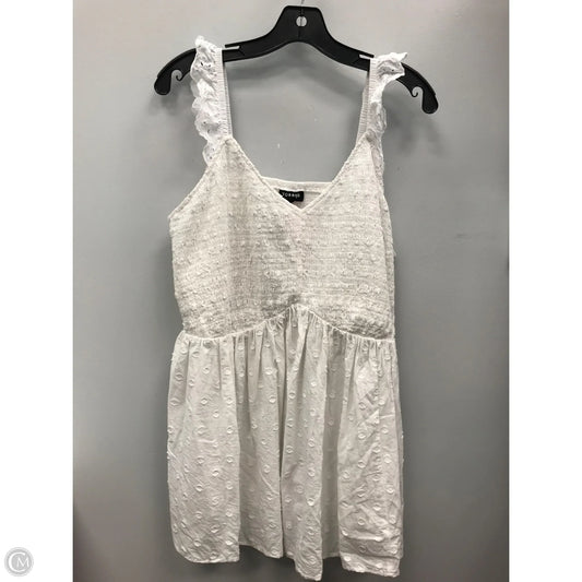 Top Sleeveless By Torrid In White, Size: 3x