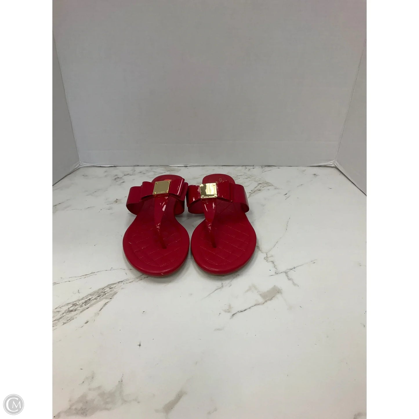 Sandals Flats By Cole-haan In Red, Size: 6.5