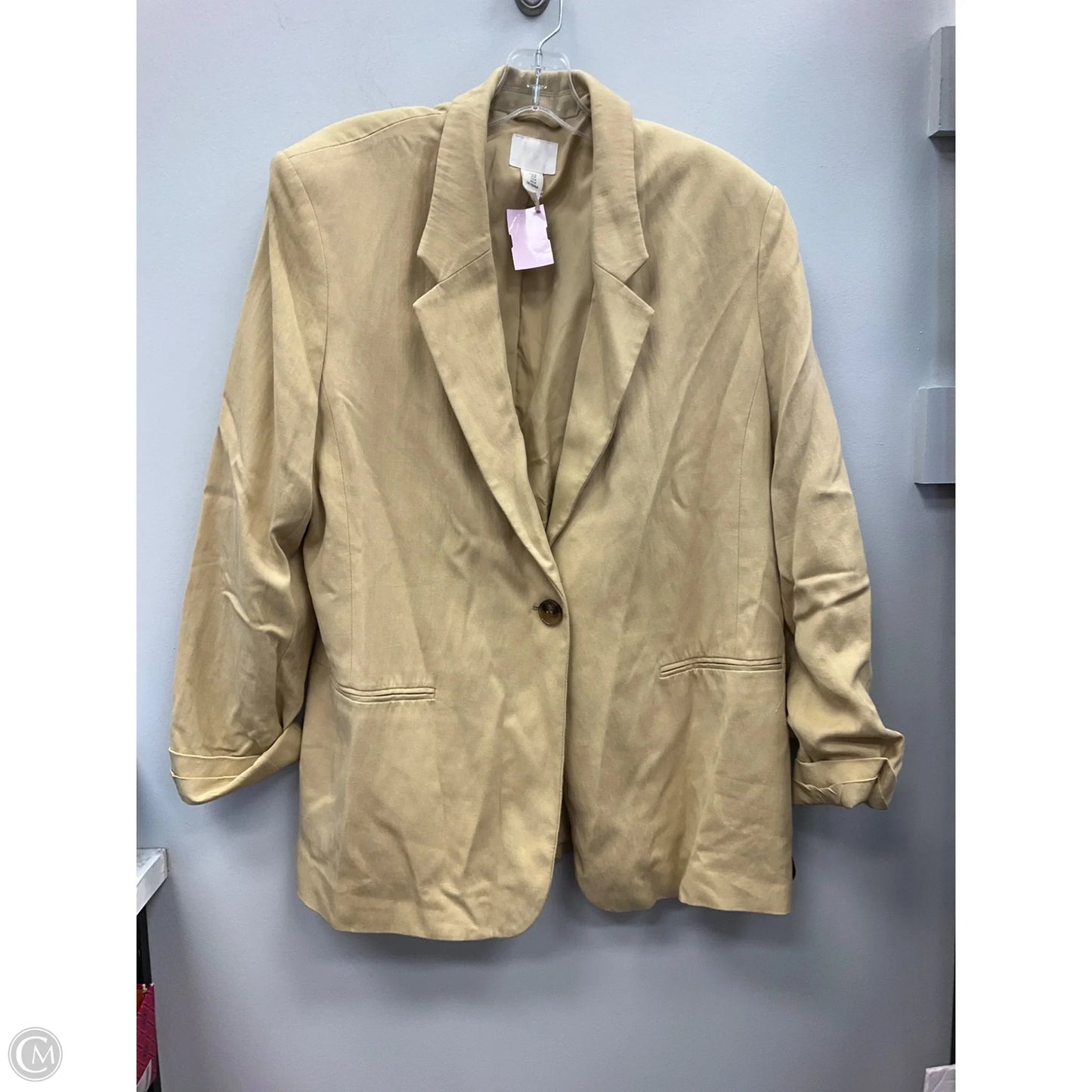 Blazer By H&m In Tan, Size: M