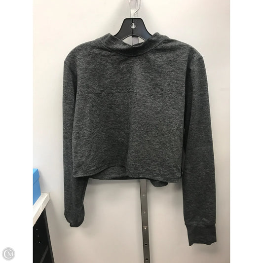 Athletic Top Long Sleeve Collar By Offline In Grey, Size: Xxl