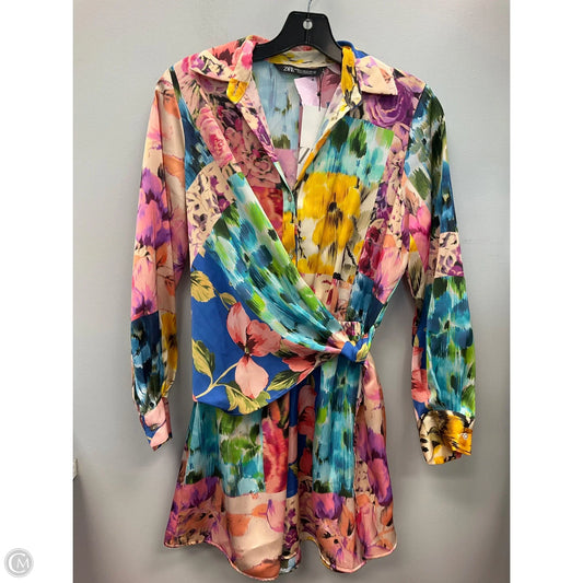 Swimwear Cover-up By Zara In Multi-colored, Size: Xs