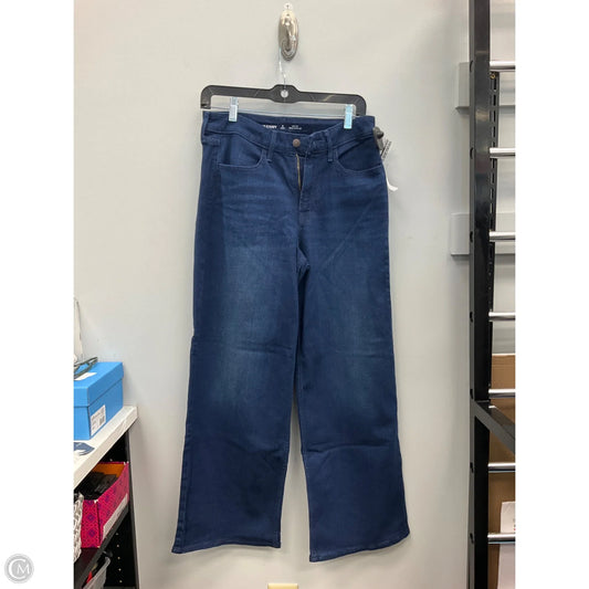 Jeans Wide Leg By Old Navy In Blue Denim, Size: 8