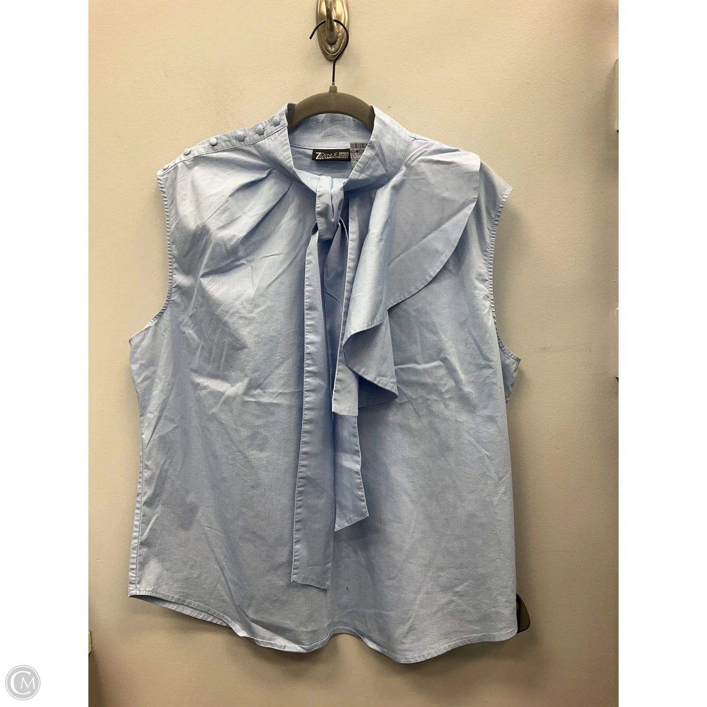 Top Sleeveless By New York And Co In Blue, Size: Xl