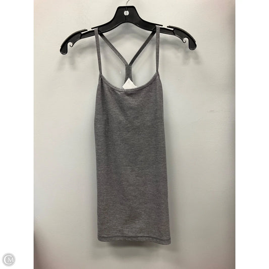 Athletic Tank Top By Lululemon In Grey, Size: 6