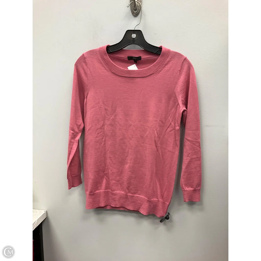 Top Long Sleeve By J. Crew In Pink, Size: Xs
