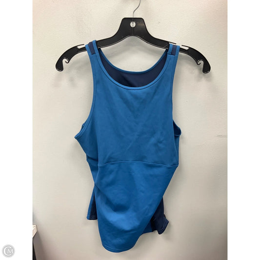 Athletic Tank Top By Nike Apparel In Blue, Size: L