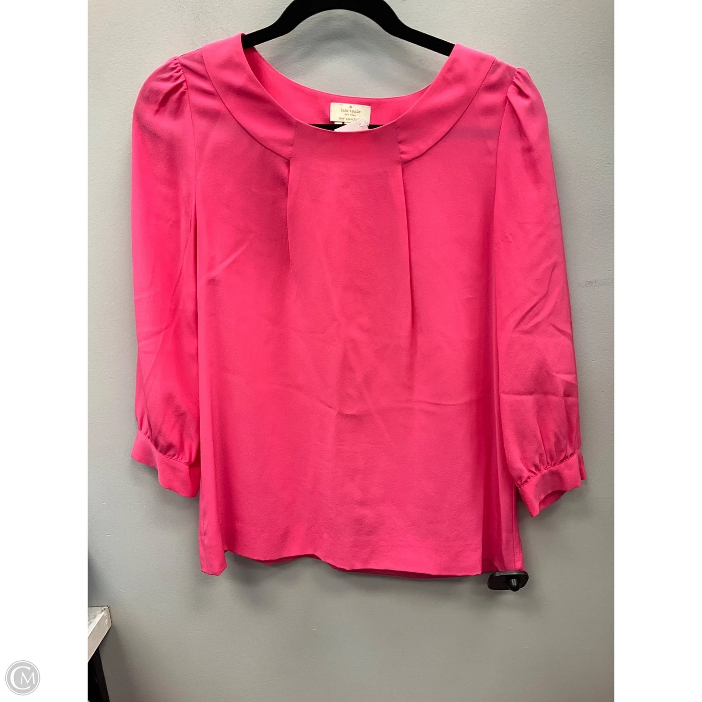 Top Long Sleeve Designer By Kate Spade In Pink, Size: S