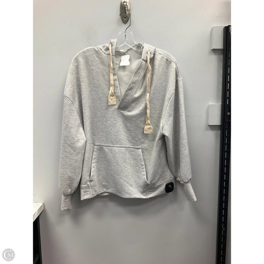 Sweatshirt Hoodie By Fabletics In Grey, Size: Xxs