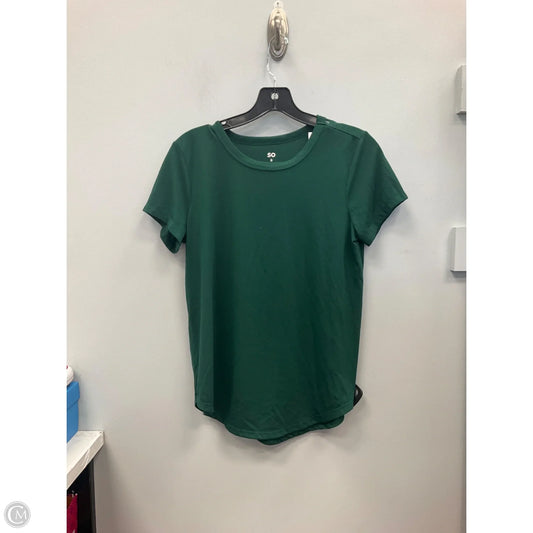 Top Short Sleeve Basic By So In Green, Size: S