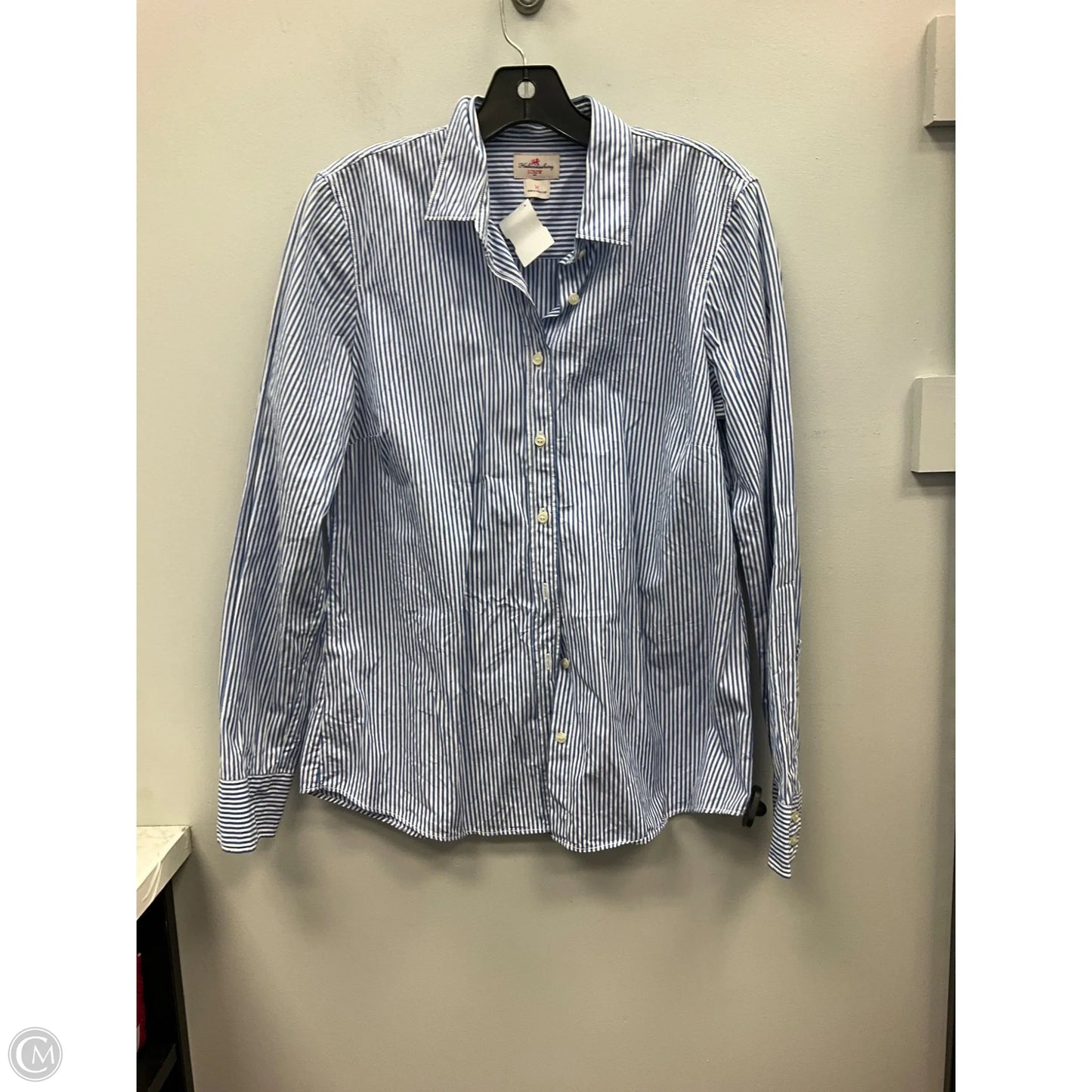 Top Long Sleeve By J. Crew In Striped Pattern, Size: M