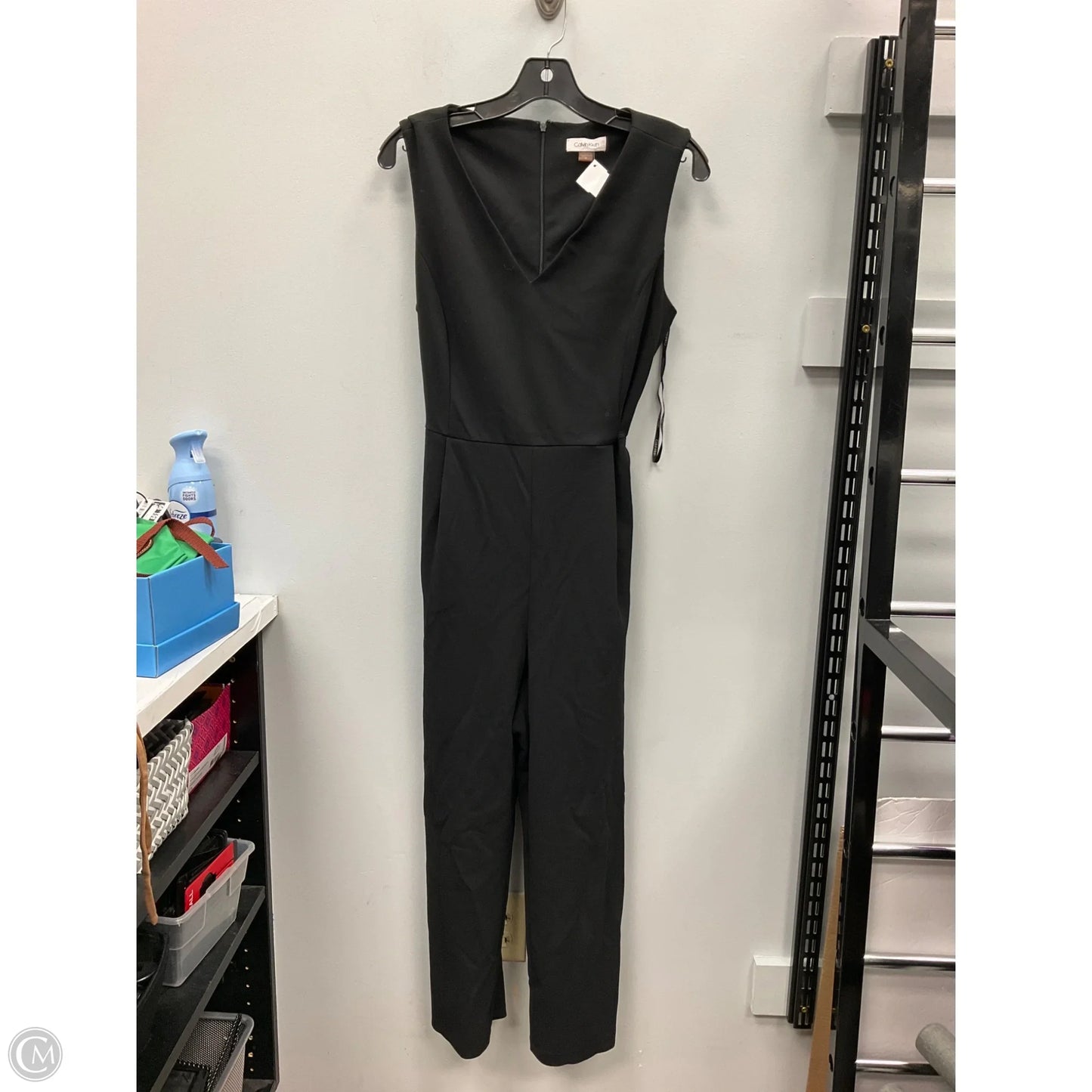 Jumpsuit By Calvin Klein In Black, Size: 12