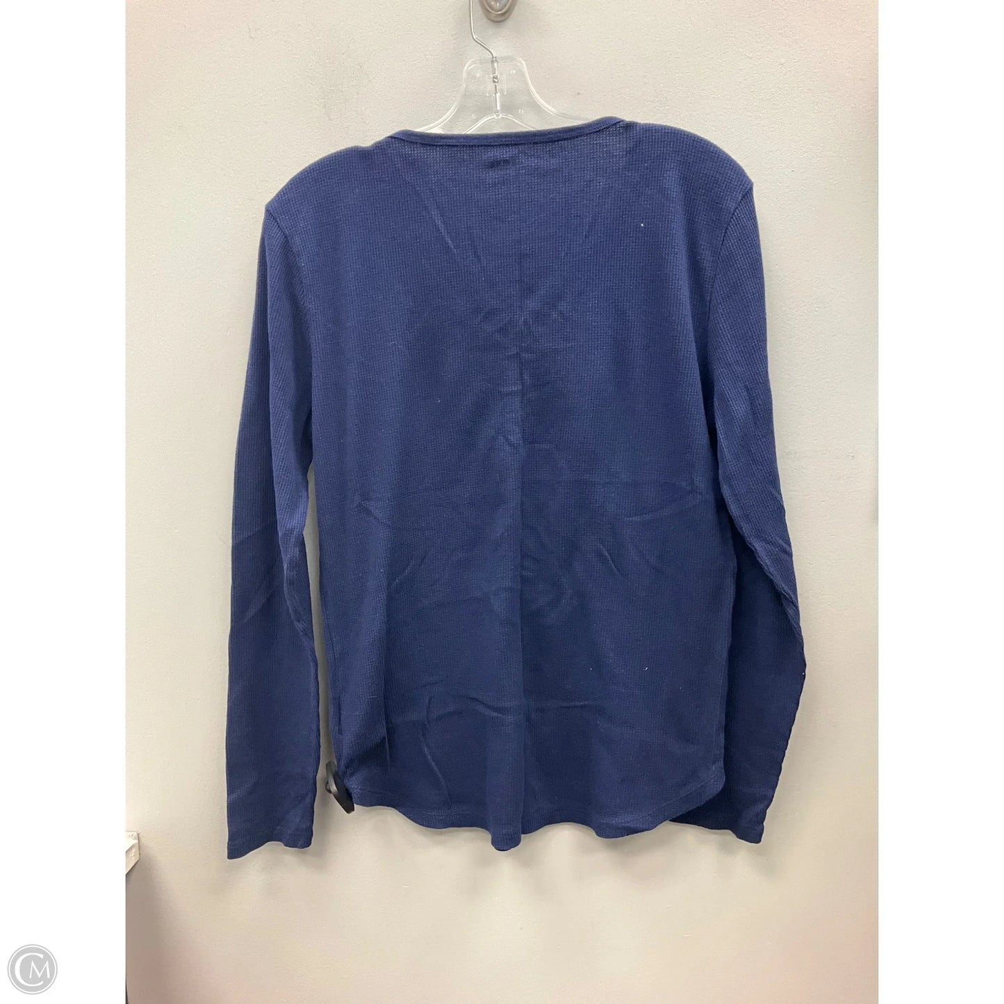 Top Long Sleeve By Gap In Blue, Size: L