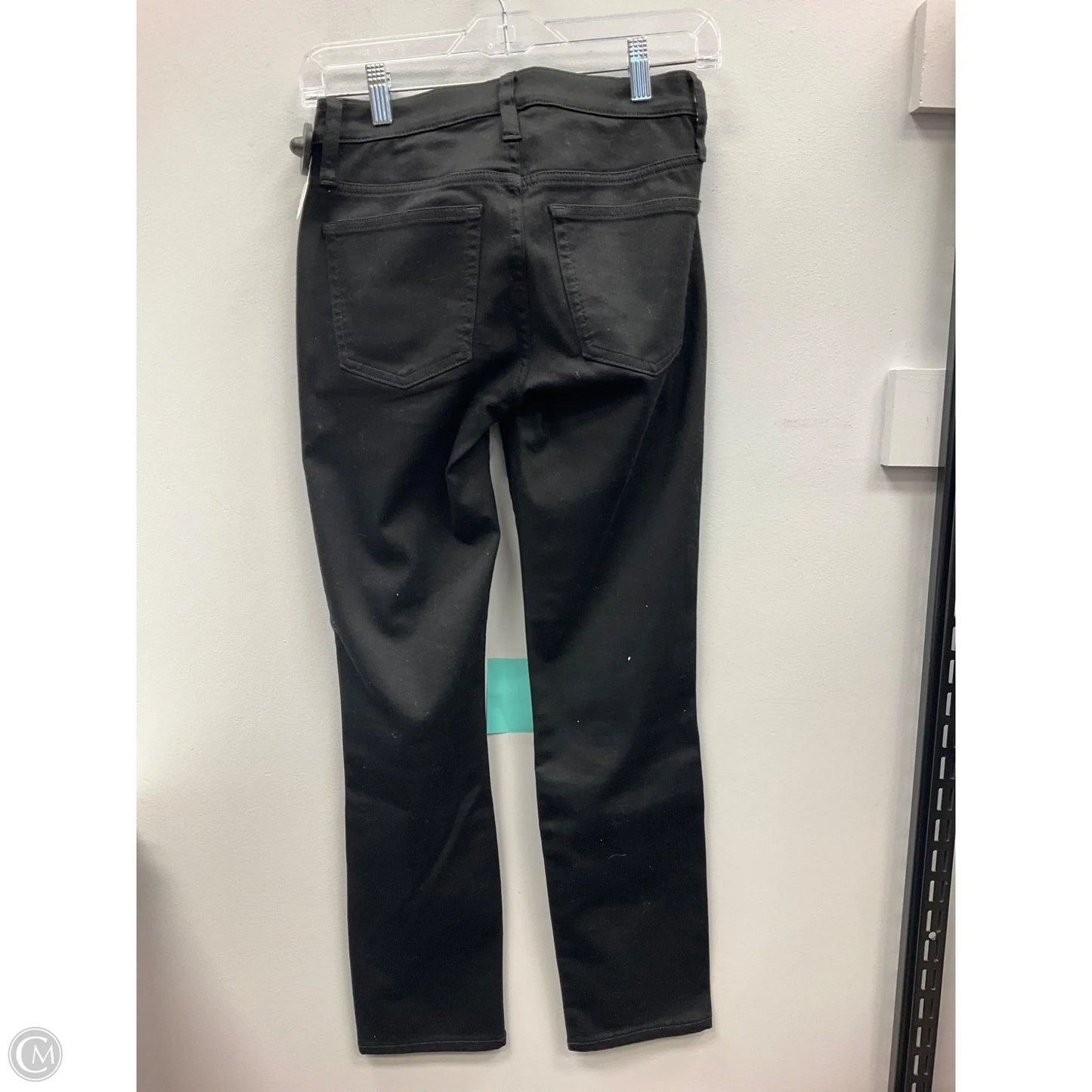 Jeans Skinny By J. Crew In Black Denim, Size: 0