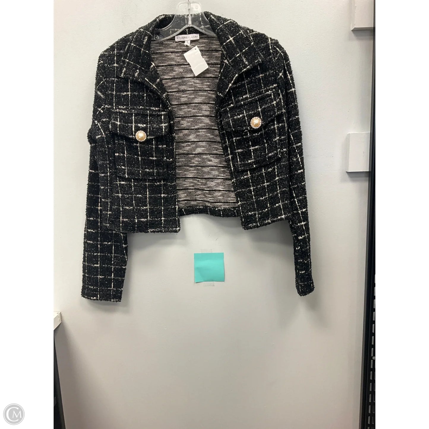 Sweater By Sincerely Jules In Black & Cream, Size: S