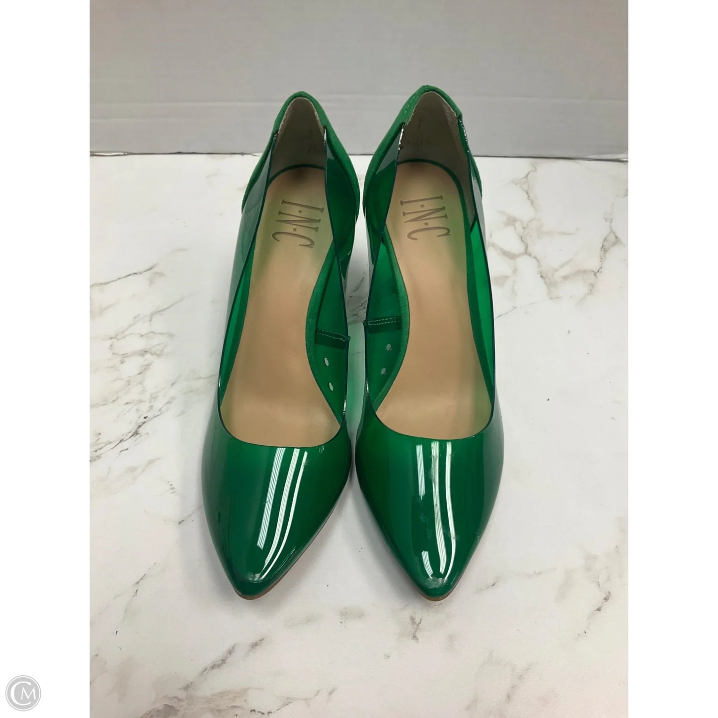 Shoes Heels Stiletto By Inc In Green, Size: 6