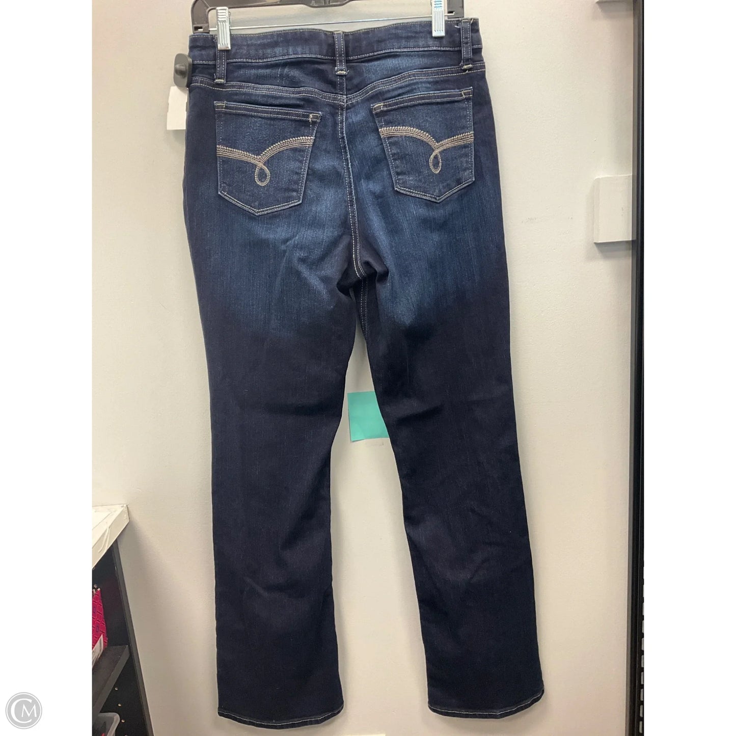 Jeans Boot Cut By Lee In Blue Denim, Size: 8