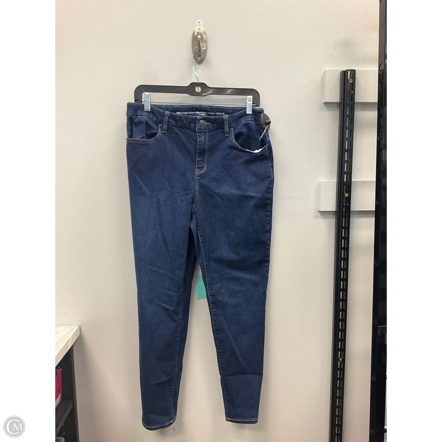 Jeans Skinny By Chicos In Blue Denim, Size: 10