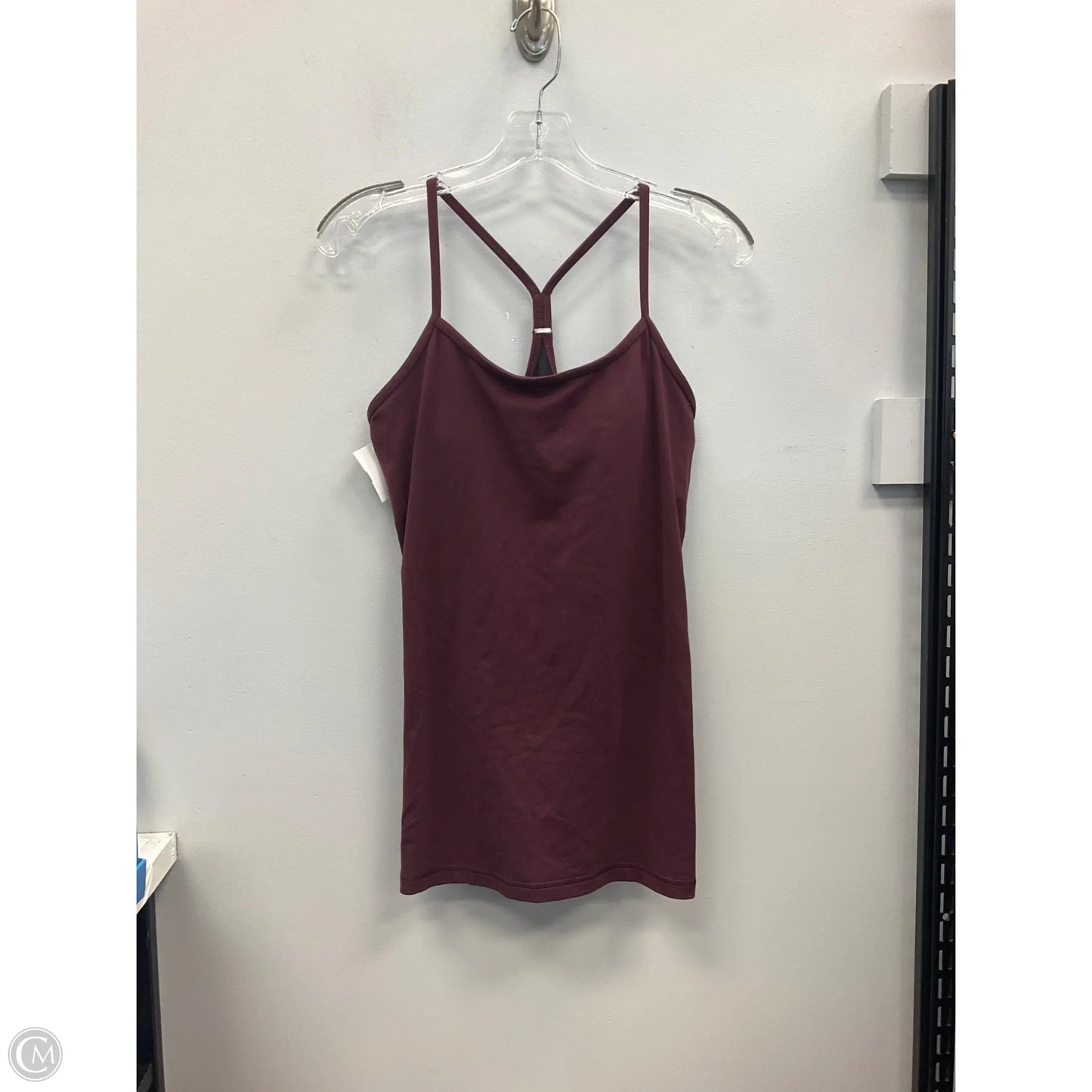 Athletic Tank Top By Lululemon In Maroon, Size: 10