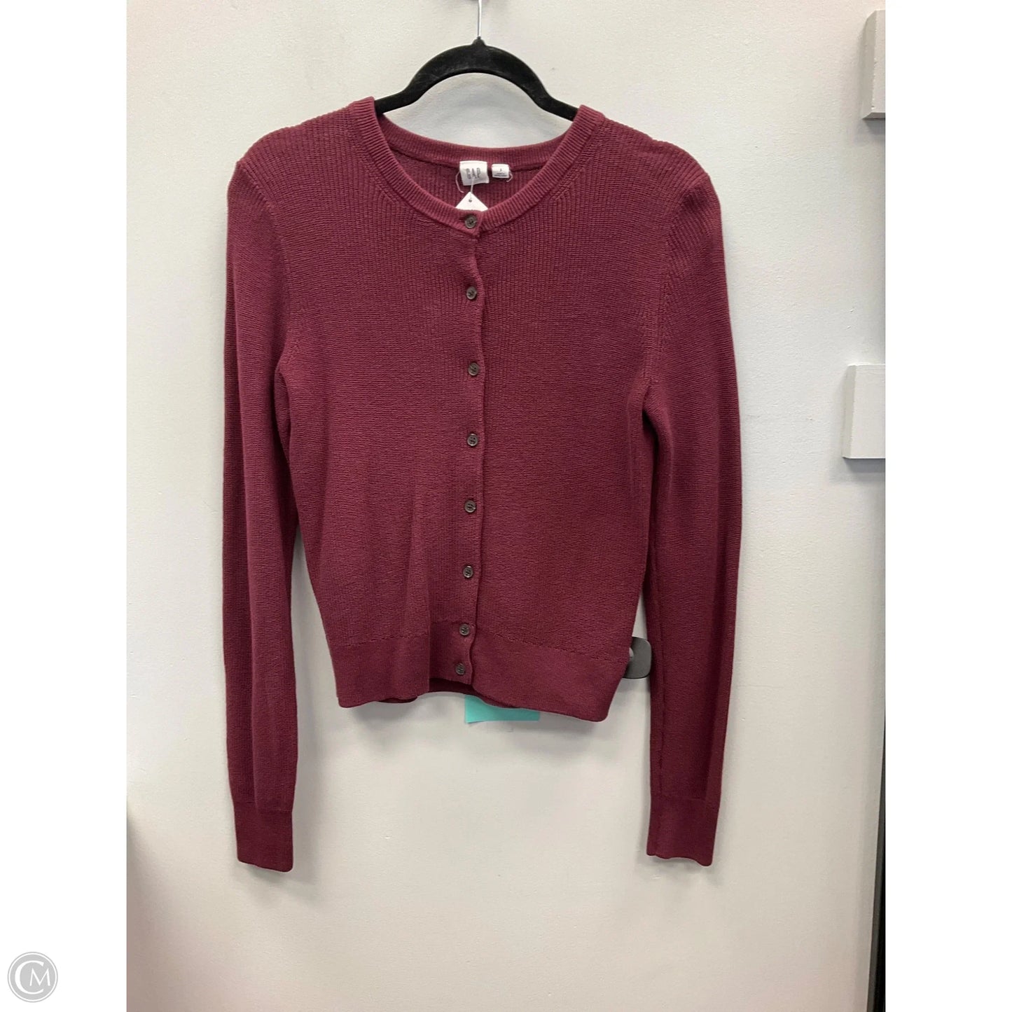 Sweater By Gap In Maroon, Size: S