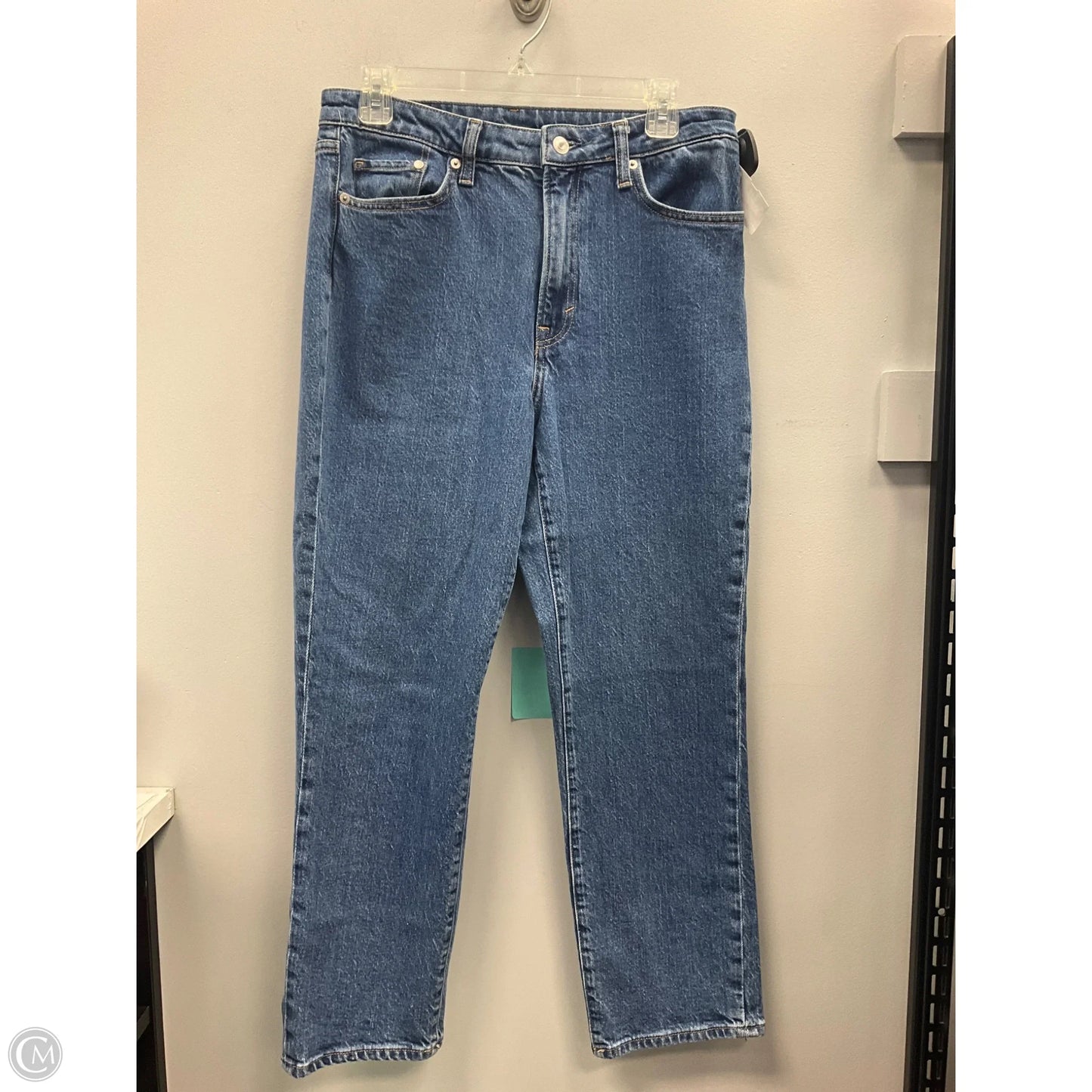 Jeans Straight By &denim In Blue Denim, Size: 8