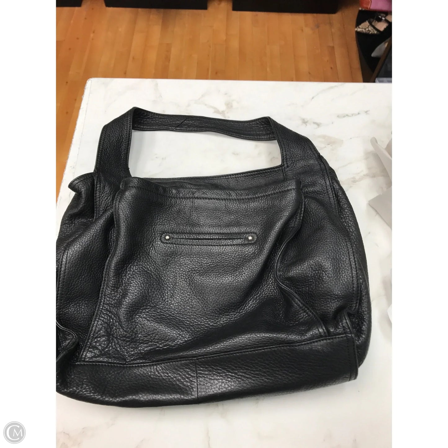 Handbag Leather By B. Makowsky, Size: Large