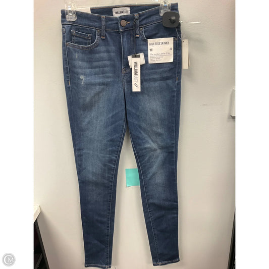 Jeans Skinny By William Rast In Blue Denim, Size: 2
